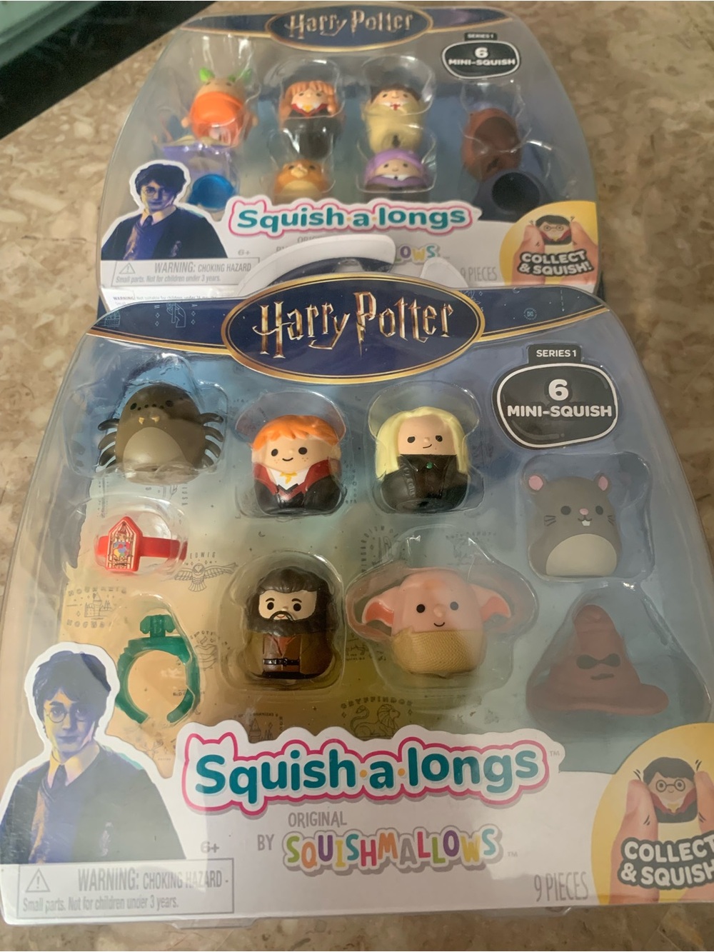 Squishmallows Squish a long Harry Potter Mini-Squish Set Bundle